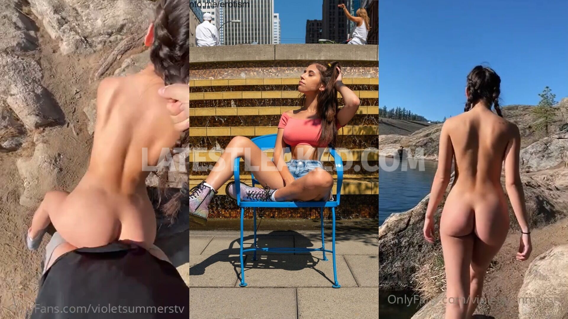 Violet Summers SexTape Outdoors Video Leaked