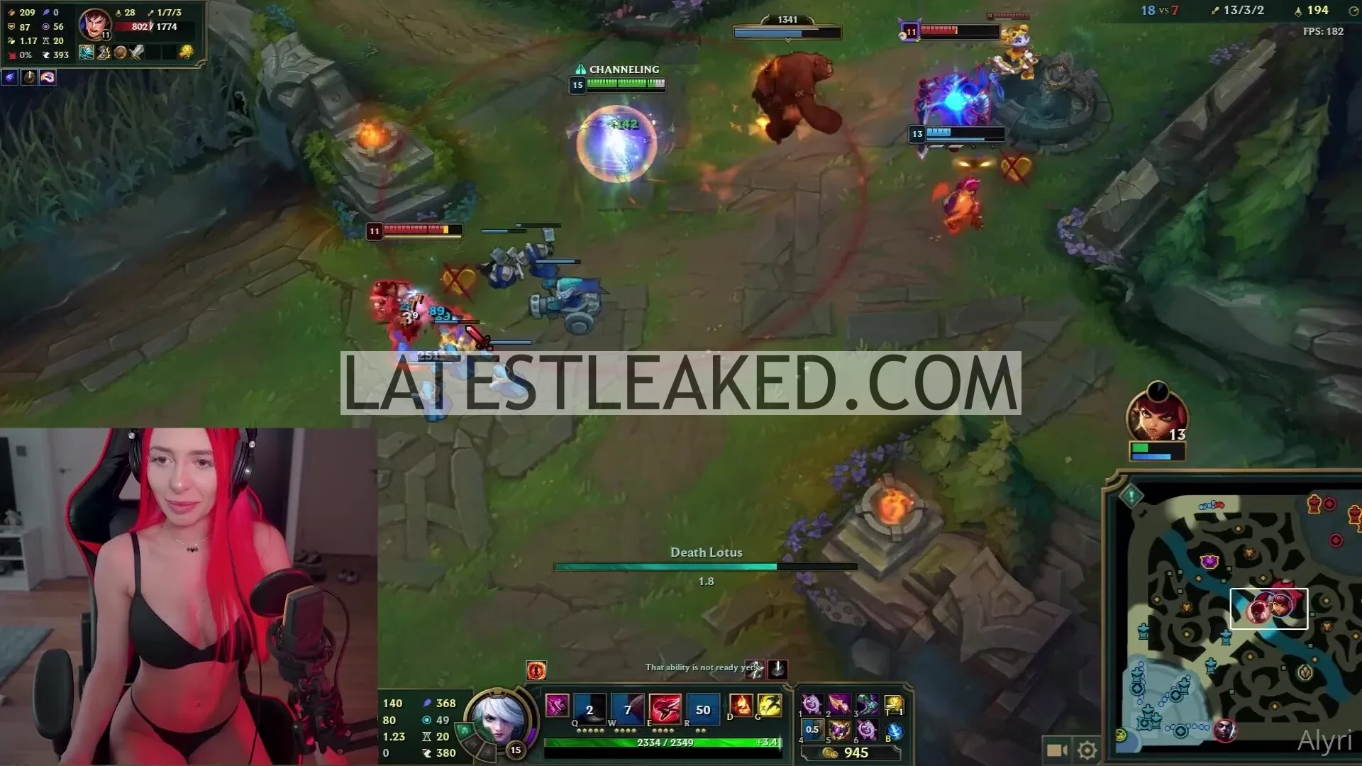 Onlyfans – Alyri League Of Legends Strip Game With Subs Porn Video Leaked